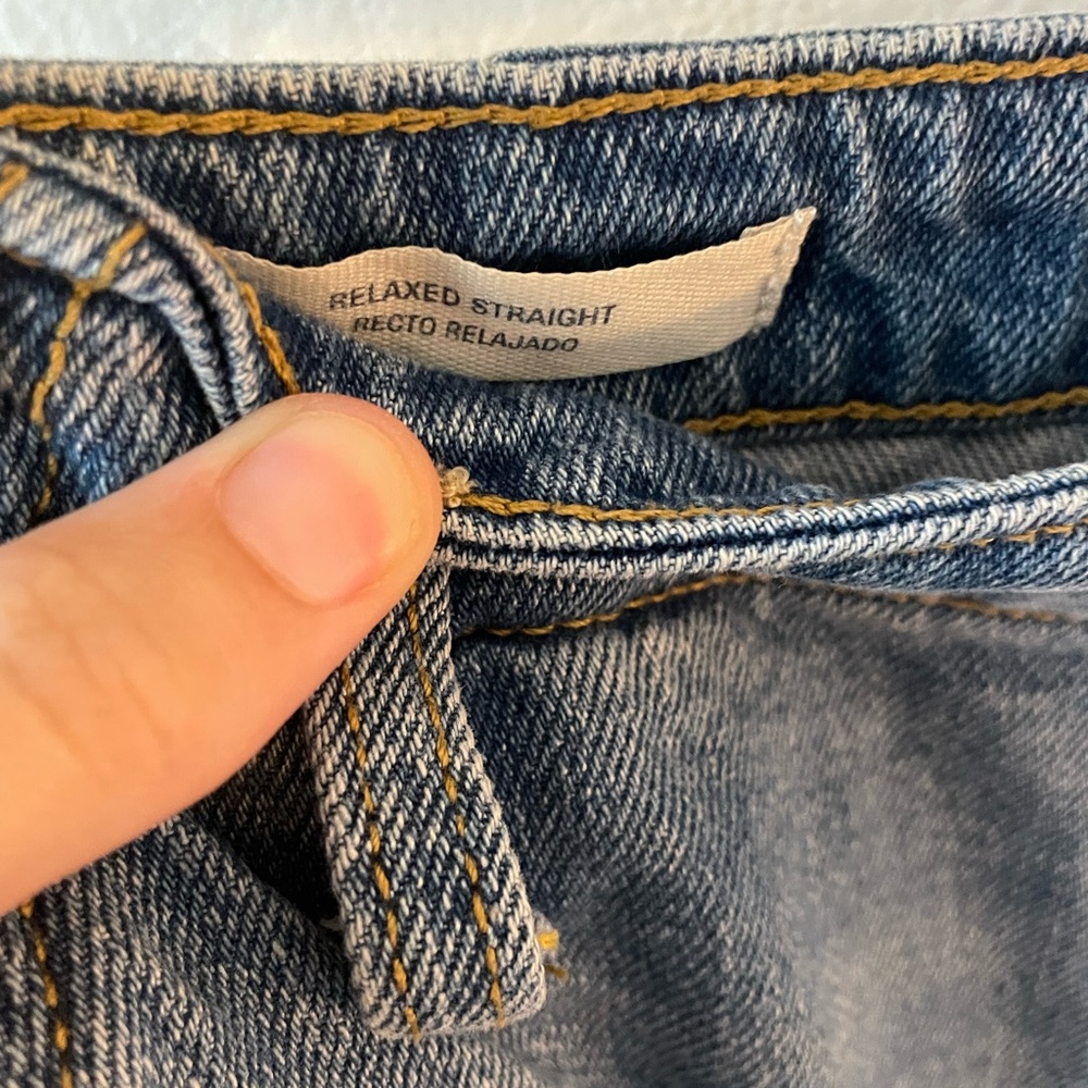 Universal Thread Relaxed Straight Light Wash Jean - image 5